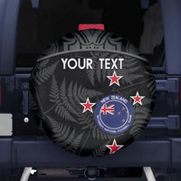 Custom New Zealand Silver Fern Football Spare Tire Cover Summer 2024 Olympic Go Aotearoa LT14 - Polynesian Pride