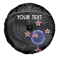 Custom New Zealand Silver Fern Football Spare Tire Cover Summer 2024 Olympic Go Aotearoa LT14 - Polynesian Pride