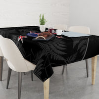 Custom New Zealand Silver Fern Football Tablecloth Summer 2024 Olympic Go Aotearoa LT14 - Polynesian Pride