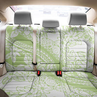 Polynesian Tiare Flower Sage Green Pastel Back Car Seat Cover LT14 - Polynesian Pride