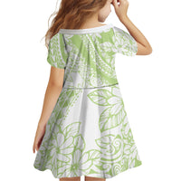 Polynesian Tiare Flower Sage Green Pastel Family Matching Summer Maxi Dress and Hawaiian Shirt LT14 - Polynesian Pride