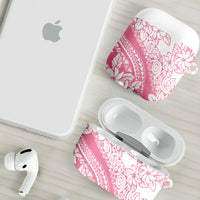 Polynesian Tiare Flower Pink Pastel Vibes AirPods Case