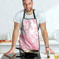 Polynesian Tiare Flower Pink Pastel Vibes Apron
