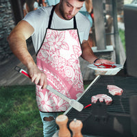 Polynesian Tiare Flower Pink Pastel Vibes Apron