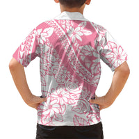 Polynesian Tiare Flower Pink Pastel Vibes Family Matching Mermaid Dress and Hawaiian Shirt LT14 - Polynesian Pride