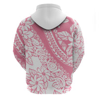 Polynesian Tiare Flower Pink Pastel Vibes Hoodie