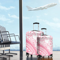 Polynesian Tiare Flower Pink Pastel Vibes Luggage Cover