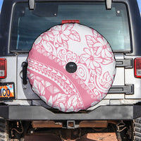 Polynesian Tiare Flower Pink Pastel Vibes Spare Tire Cover LT14 Pink - Polynesian Pride