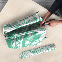 Polynesian Tiare Flower Cyan Pastel Vibes Umbrella
