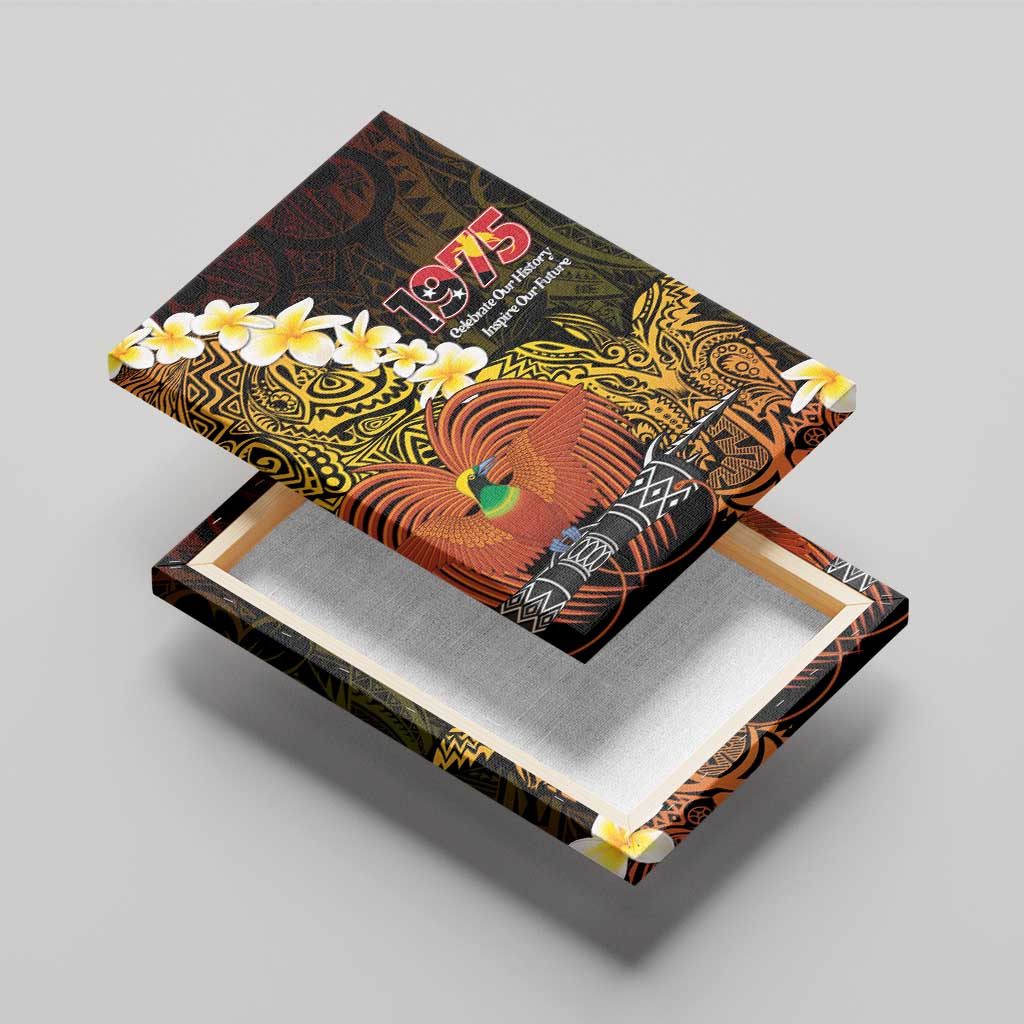 Papua New Guinea 1975 Canvas Wall Art Create Our History Inspire Our Future - Polynesian Pride
