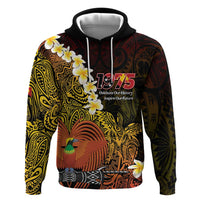 Papua New Guinea 1975 Hoodie Create Our History Inspire Our Future LT14 Pullover Hoodie Black - Polynesian Pride