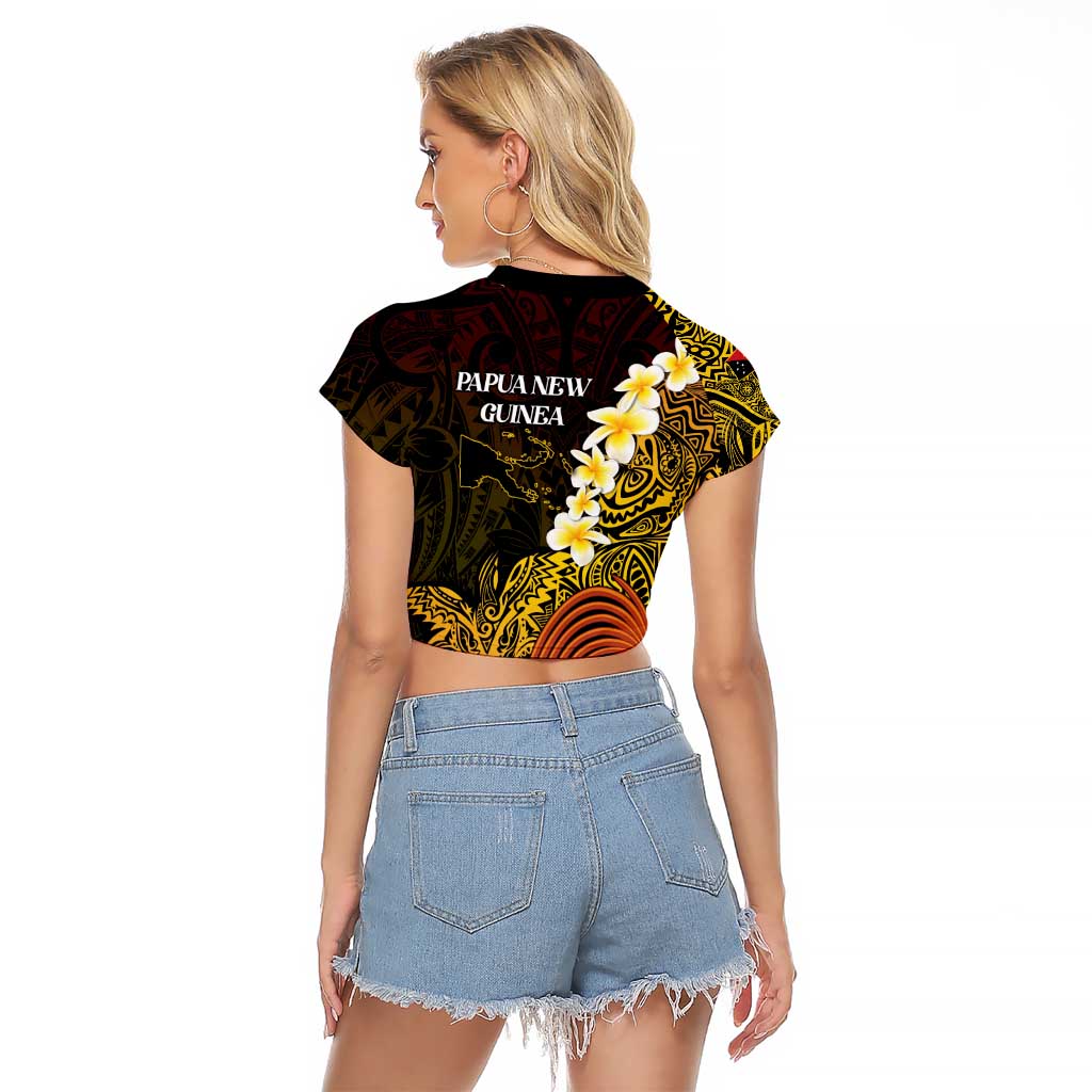 Papua New Guinea 1975 Raglan Cropped T Shirt Create Our History Inspire Our Future - Polynesian Pride