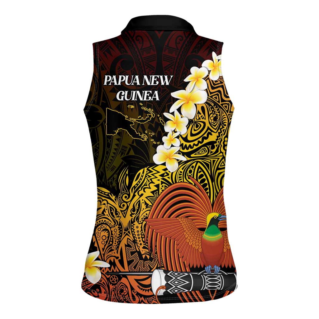Papua New Guinea 1975 Women Sleeveless Polo Shirt Create Our History Inspire Our Future LT14 - Polynesian Pride