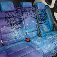 New Zealand Matariki Back Car Seat Cover Aotearoa Maori New Year Galaxy Maori Silver Fern LT14 - Polynesian Pride