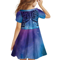 New Zealand Matariki Family Matching Mermaid Dress and Hawaiian Shirt Aotearoa Maori New Year Galaxy Maori Silver Fern LT14 - Polynesian Pride