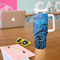 New Zealand Matariki Tumbler With Handle Aotearoa Maori New Year Galaxy Maori Silver Fern LT14 - Polynesian Pride