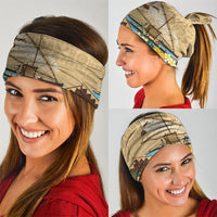 Personalised Bula Vinaka Fiji Drua Neck Gaiter Fijian Traditional Canoe Tapa Cloth Beige LT14 - Polynesian Pride