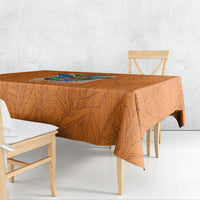 Aloha Hawaii Pua Manu Tablecloth Hawaiian Bird of Paradise Flowers Stylized Stamp LT14 - Polynesian Pride
