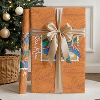 Aloha Hawaii Pua Manu Wrapping Paper Hawaiian Bird of Paradise Flowers Stylized Stamp LT14 - Polynesian Pride