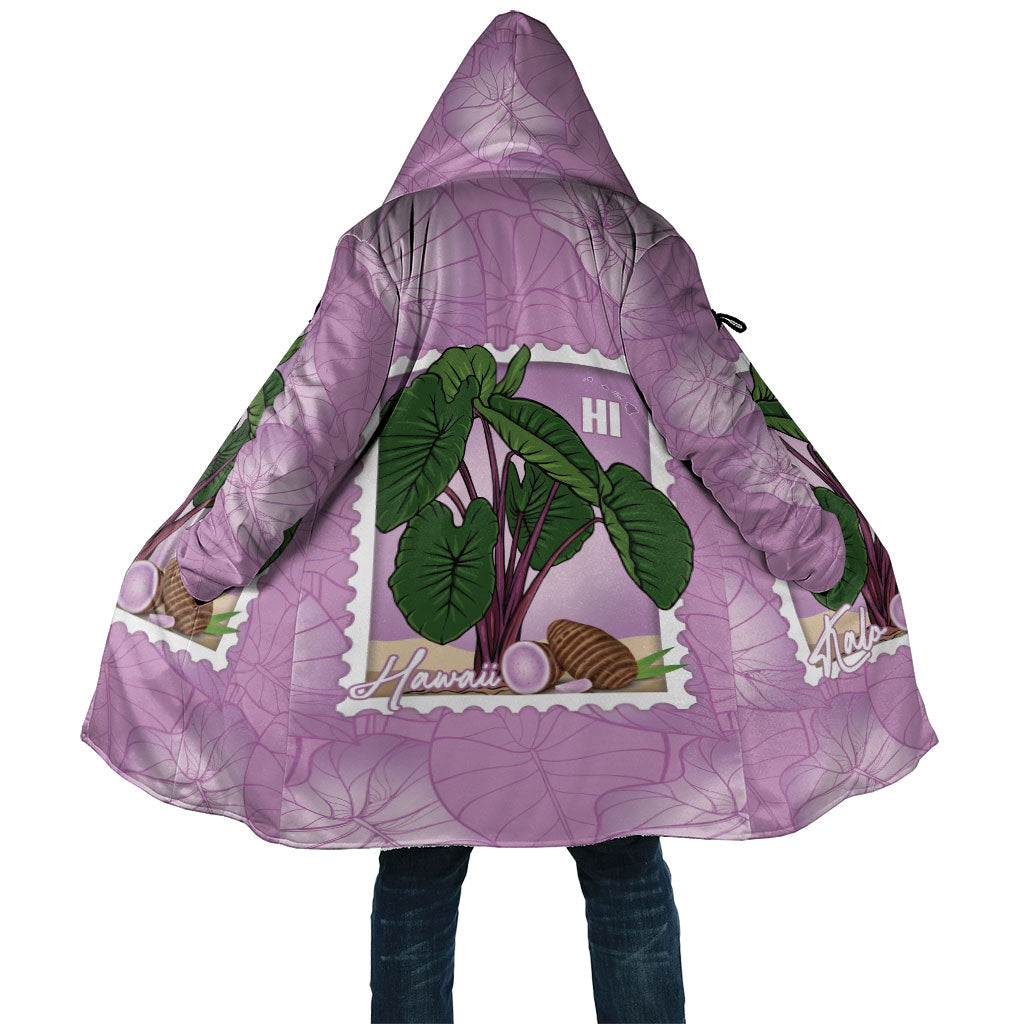 Aloha Hawaii Kalo Cloak Hawaiian Taro Leaves Stylized Stamp