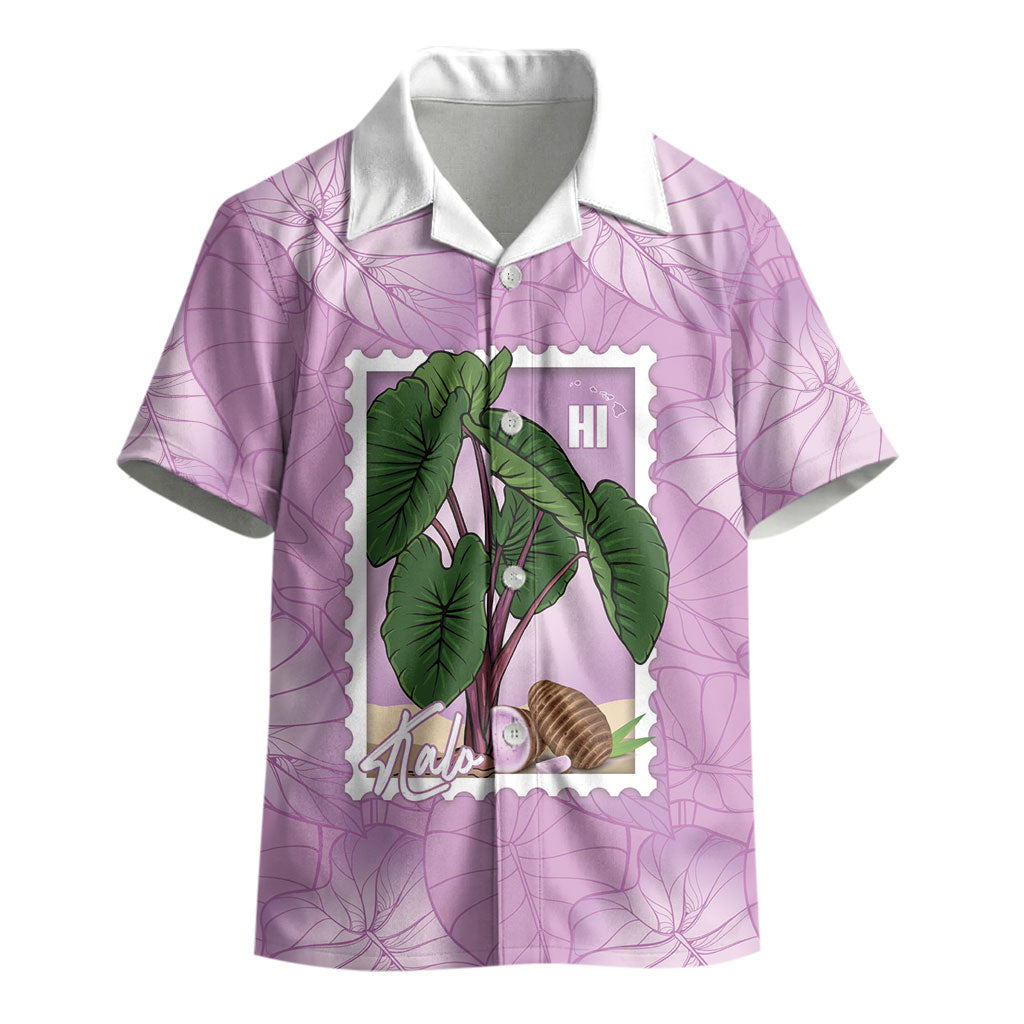 Aloha Hawaii Kalo Kid Hawaiian Shirt Hawaiian Taro Leaves Stylized Stamp LT14 - Polynesian Pride