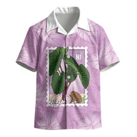 Aloha Hawaii Kalo Kid Hawaiian Shirt Hawaiian Taro Leaves Stylized Stamp LT14 - Polynesian Pride