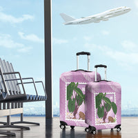 Aloha Hawaii Kalo Luggage Cover Hawaiian Taro Leaves Stylized Stamp LT14 - Polynesian Pride