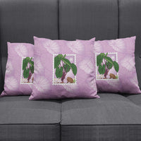 Aloha Hawaii Kalo Pillow Cover Hawaiian Taro Leaves Stylized Stamp LT14 - Polynesian Pride