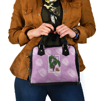 Aloha Hawaii Kalo Shoulder Handbag Hawaiian Taro Leaves Stylized Stamp LT14 - Polynesian Pride