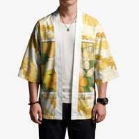 Aloha Hawaii Puakenikeni Kimono Hawaiian Lei Palaka Motifs Stylized Stamp LT14 - Polynesian Pride