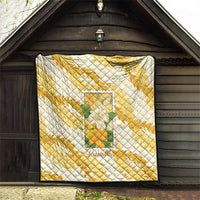 Aloha Hawaii Puakenikeni Quilt Hawaiian Lei Palaka Motifs Stylized Stamp LT14 - Polynesian Pride