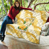 Aloha Hawaii Puakenikeni Quilt Hawaiian Lei Palaka Motifs Stylized Stamp LT14 - Polynesian Pride