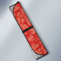 Aloha Hawaii Pua Aloalo Auto Sun Shade Hawaiian Hibiscus Flowers Stylized Stamp LT14 - Polynesian Pride