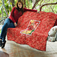 Aloha Hawaii Pua Aloalo Quilt Hawaiian Hibiscus Flowers Stylized Stamp LT14 - Polynesian Pride