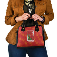 Aloha Hawaii Ohia Lehua Shoulder Handbag Hawaiian Lei Stylized Stamp LT14 - Polynesian Pride