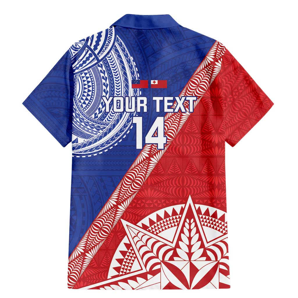 Tonga and Samoa Rugby Custom Family Matching Mermaid Dress and Hawaiian Shirt Ikale Tahi Manu Samoa Together LT14 - Polynesian Pride