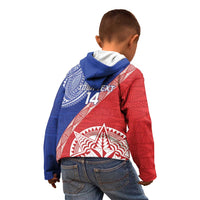 Tonga and Samoa Rugby Custom Kid Hoodie Ikale Tahi Manu Samoa Together - Polynesian Pride