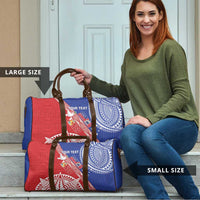 Tonga and Samoa Rugby Custom Travel Bag Ikale Tahi Manu Samoa Together - Polynesian Pride