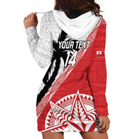 Fiji and Tonga Rugby Custom Hoodie Dress Flying Fijians Ikale Tahi Together Pacific LT14 - Polynesian Pride