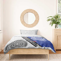 Fiji an Samoa Rugby Custom Bedding Set Flying Fijians Manu Samoa Together Pacific LT14 - Polynesian Pride