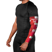Canada and Japan Rugby Custom Arm Sleeves Canucks Brave Blossoms Together Pacific - Polynesian Pride