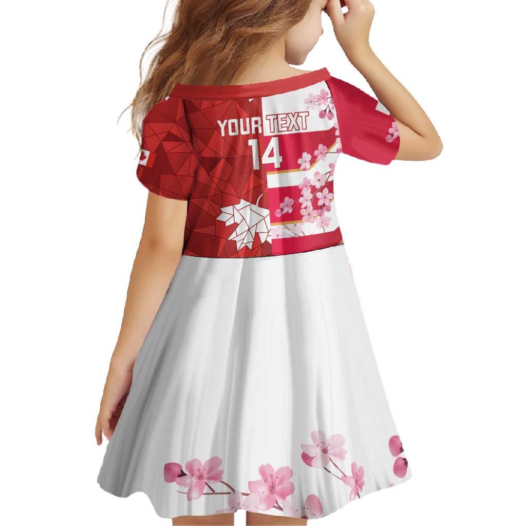 Canada and Japan Rugby Custom Family Matching Mermaid Dress and Hawaiian Shirt Canucks Brave Blossoms Together Pacific LT14 - Polynesian Pride