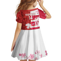 Canada and Japan Rugby Custom Family Matching Tank Maxi Dress and Hawaiian Shirt Canucks Brave Blossoms Together Pacific LT14 - Polynesian Pride
