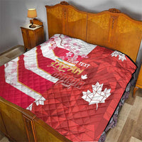 Canada and Japan Rugby Custom Quilt Canucks Brave Blossoms Together Pacific - Polynesian Pride