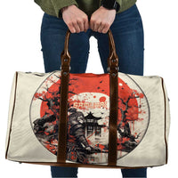 Samurai Warrior Japan Travel Bag Red-blossomed Tree Classic Japanese Stylized LT14 Red - Polynesian Pride