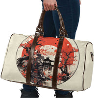 Samurai Warrior Japan Travel Bag Red-blossomed Tree Classic Japanese Stylized LT14 - Polynesian Pride