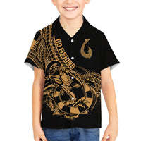 polynesia-kid-hawaiian-shirt-fish-hook-tattoo-go-fishing-polynesian-pattern-gold