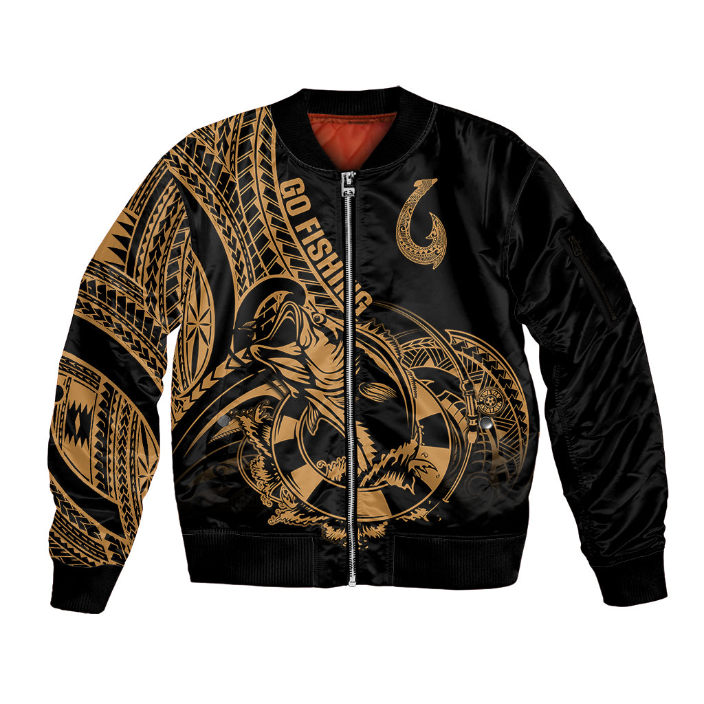 polynesia-sleeve-zip-bomber-jacket-fish-hook-tattoo-go-fishing-polynesian-pattern-gold