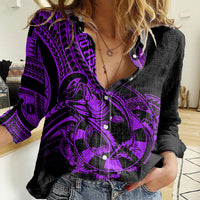 polynesia-women-casual-shirt-fish-hook-tattoo-go-fishing-polynesian-pattern-purple