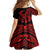 polynesia-kid-short-sleeve-dress-fish-hook-tattoo-go-fishing-polynesian-pattern-red